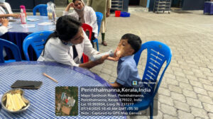 Dental camp at silver mount international school
