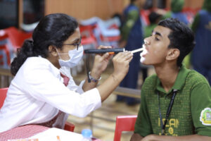 Dental camp at MES International School
