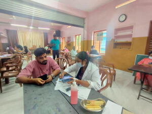 Dental camp at Vallikapatta